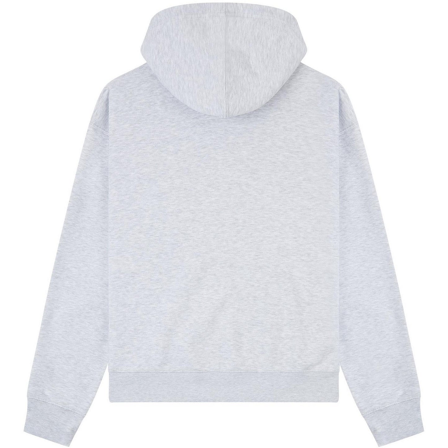Ash Grey - Back - Casual Classics Unisex Adult Premium Combed Cotton Boxy Oversized Hoodie