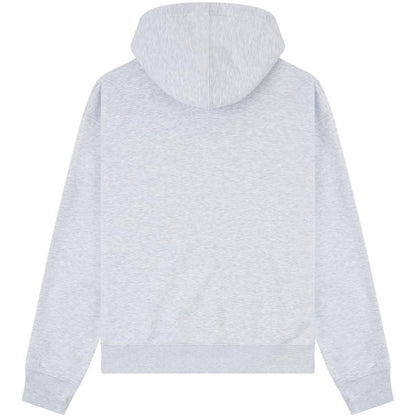 Ash Grey - Back - Casual Classics Unisex Adult Premium Combed Cotton Boxy Oversized Hoodie