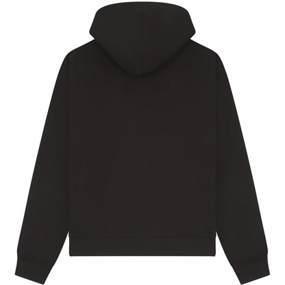Black - Back - Casual Classics Unisex Adult Premium Combed Cotton Boxy Oversized Hoodie