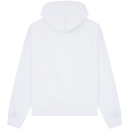 White - Back - Casual Classics Unisex Adult Premium Combed Cotton Boxy Oversized Hoodie