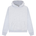 Ash Grey - Front - Casual Classics Unisex Adult Premium Combed Cotton Boxy Oversized Hoodie