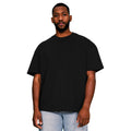 Black - Front - Casual Classics Unisex Adult Supreme Combed Cotton Organic Oversized T-Shirt