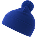 Royal Blue - Front - Atlantis Unisex Adult Wind S Pom Pom Recycled Double Skin Cuffed Beanie
