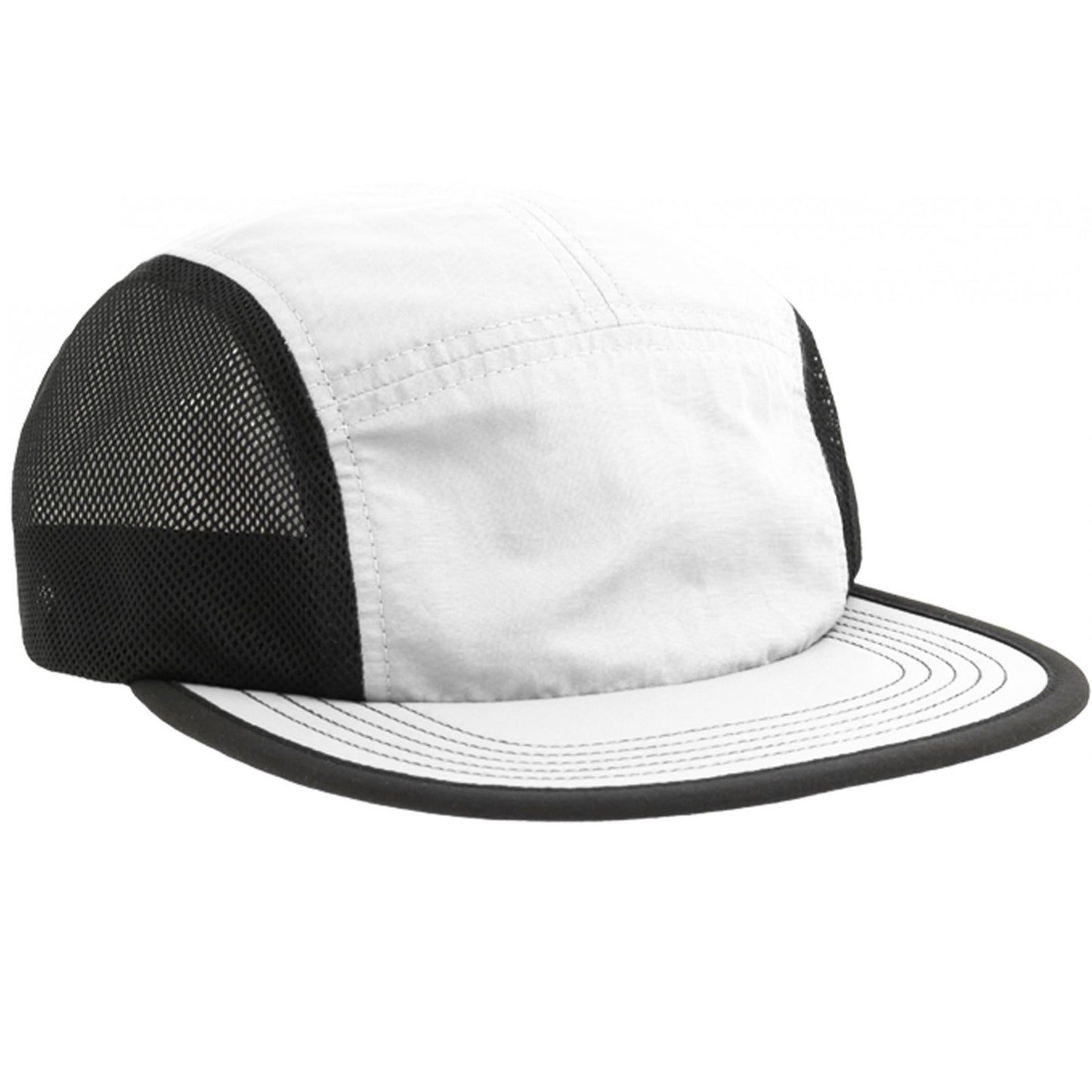 White - Front - Atlantis Unisex Adult Erie Retro Technical Recycled Cap