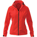 Scarlet Red - Front - Stedman Womens-Ladies Lux Hooded Soft Shell Jacket