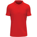 Scarlet Red - Front - Stedman Mens Stretch Polo Shirt