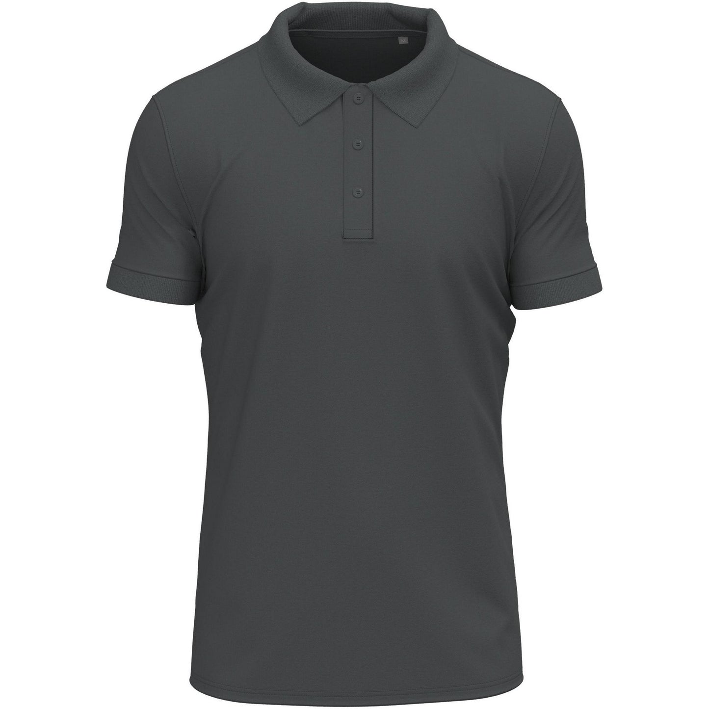 Slate Grey - Front - Stedman Mens Stretch Polo Shirt