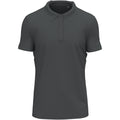Slate Grey - Front - Stedman Mens Stretch Polo Shirt