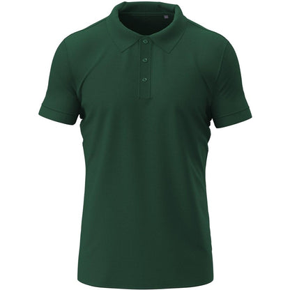 Bottle - Front - Stedman Mens Stretch Polo Shirt