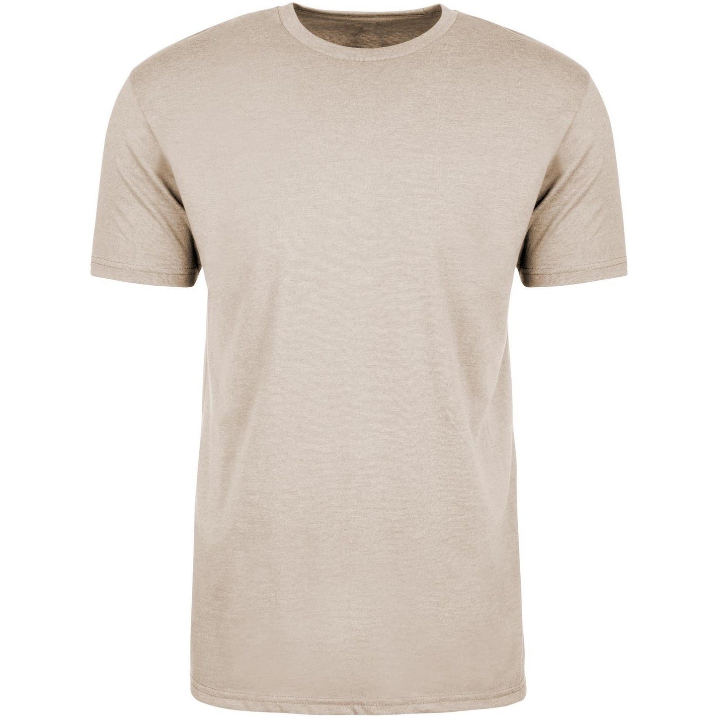 Sand - Front - Next Level Apparel Unisex Adult CVC T-Shirt