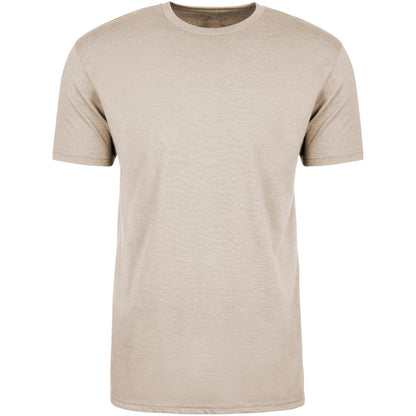Sand - Front - Next Level Apparel Unisex Adult CVC T-Shirt