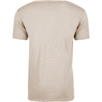 Sand - Back - Next Level Apparel Unisex Adult CVC T-Shirt