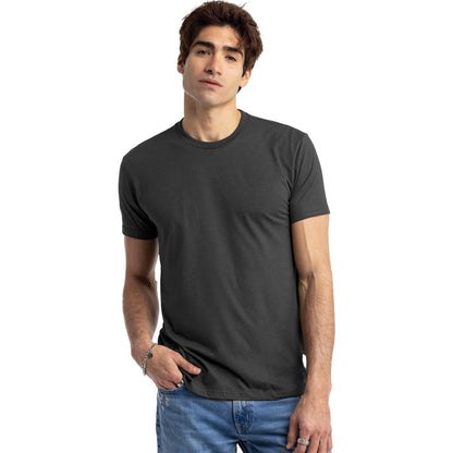 Charcoal - Side - Next Level Apparel Unisex Adult CVC T-Shirt