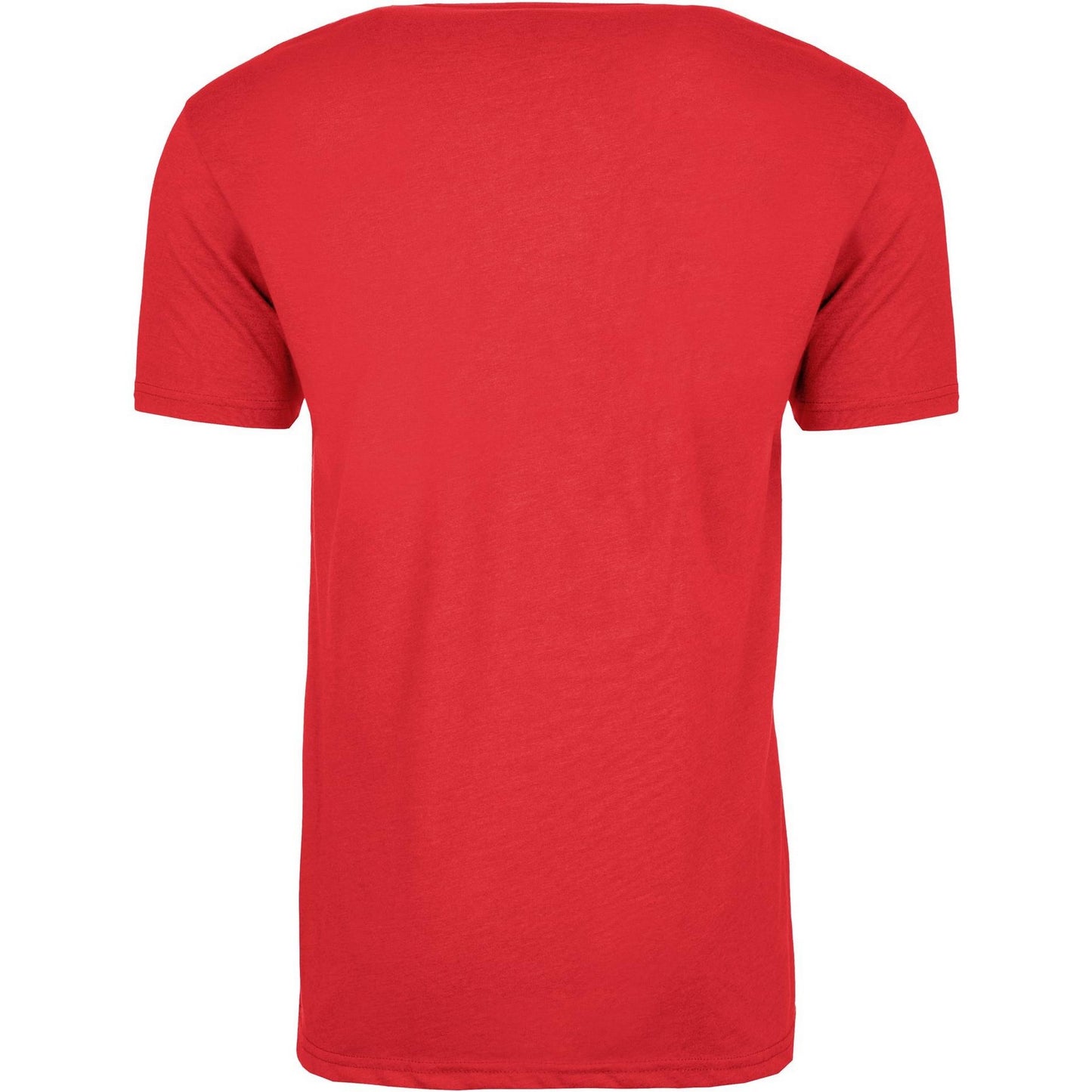 Red - Back - Next Level Apparel Unisex Adult CVC T-Shirt
