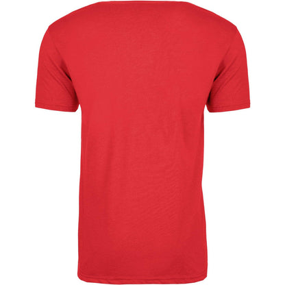 Red - Back - Next Level Apparel Unisex Adult CVC T-Shirt