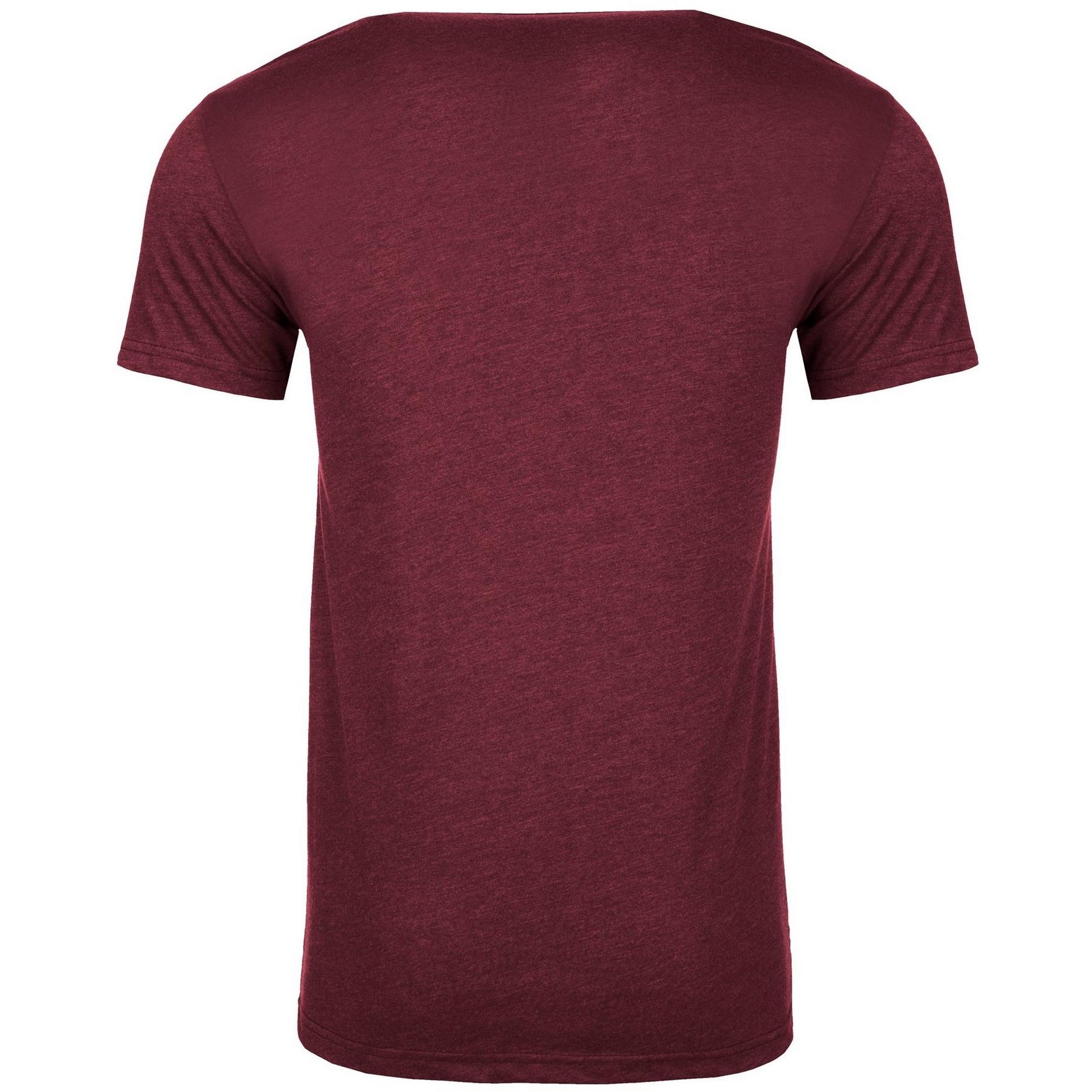 Heather Maroon - Back - Next Level Apparel Unisex Adult CVC T-Shirt