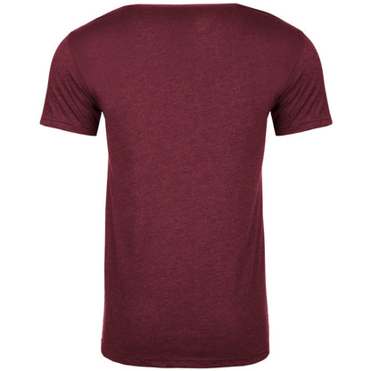 Heather Maroon - Back - Next Level Apparel Unisex Adult CVC T-Shirt