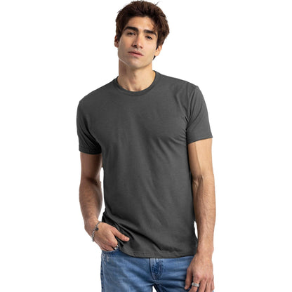 Heather Heavy Metal - Side - Next Level Apparel Unisex Adult CVC T-Shirt