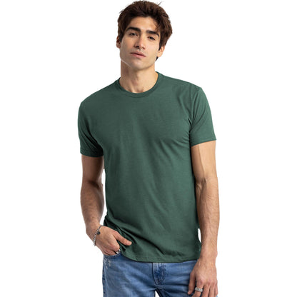 Heather Forest Green - Side - Next Level Apparel Unisex Adult CVC T-Shirt