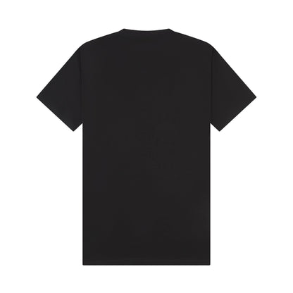 Black - Back - Casual Classics Unisex Adult Combed Ringspun Cotton Extended Neckline Oversized T-Shirt