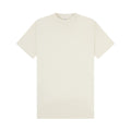 Ecru - Front - Casual Classics Unisex Adult Combed Ringspun Cotton Extended Neckline Oversized T-Shirt