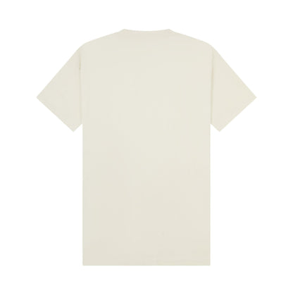 Ecru - Back - Casual Classics Unisex Adult Combed Ringspun Cotton Extended Neckline Oversized T-Shirt