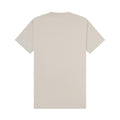 Stone - Back - Casual Classics Unisex Adult Combed Ringspun Cotton Extended Neckline Oversized T-Shirt