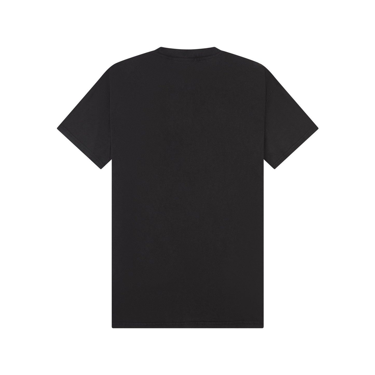 Acid Black - Back - Casual Classics Unisex Adult Acid Wash Combed Ringspun Cotton Extended Neckline Oversized T-Shirt