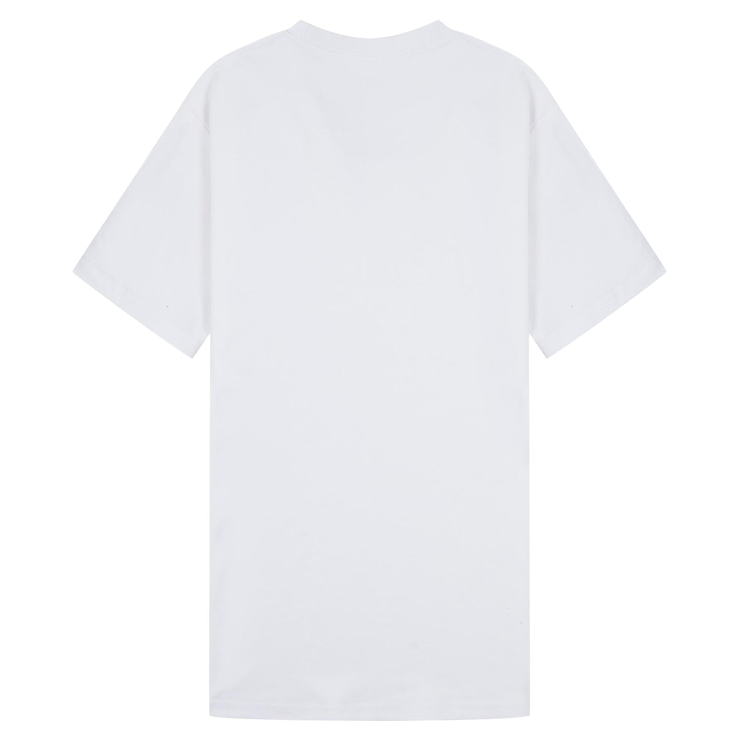 White - Back - Casual Classics Unisex Adult Interlock Tall and Slim T-Shirt