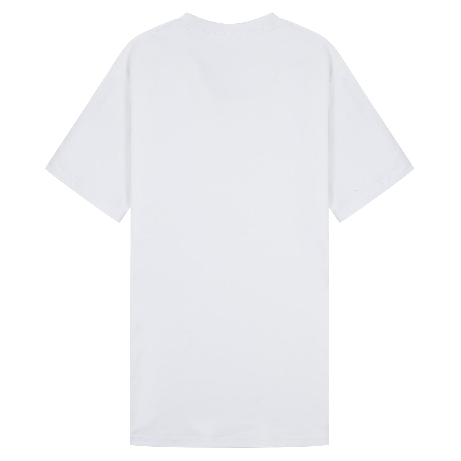 White - Back - Casual Classics Unisex Adult Interlock Tall and Slim T-Shirt