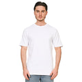 White - Side - Casual Classics Unisex Adult Interlock Tall and Slim T-Shirt