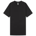 Black - Front - Casual Classics Unisex Adult Interlock Tall and Slim T-Shirt