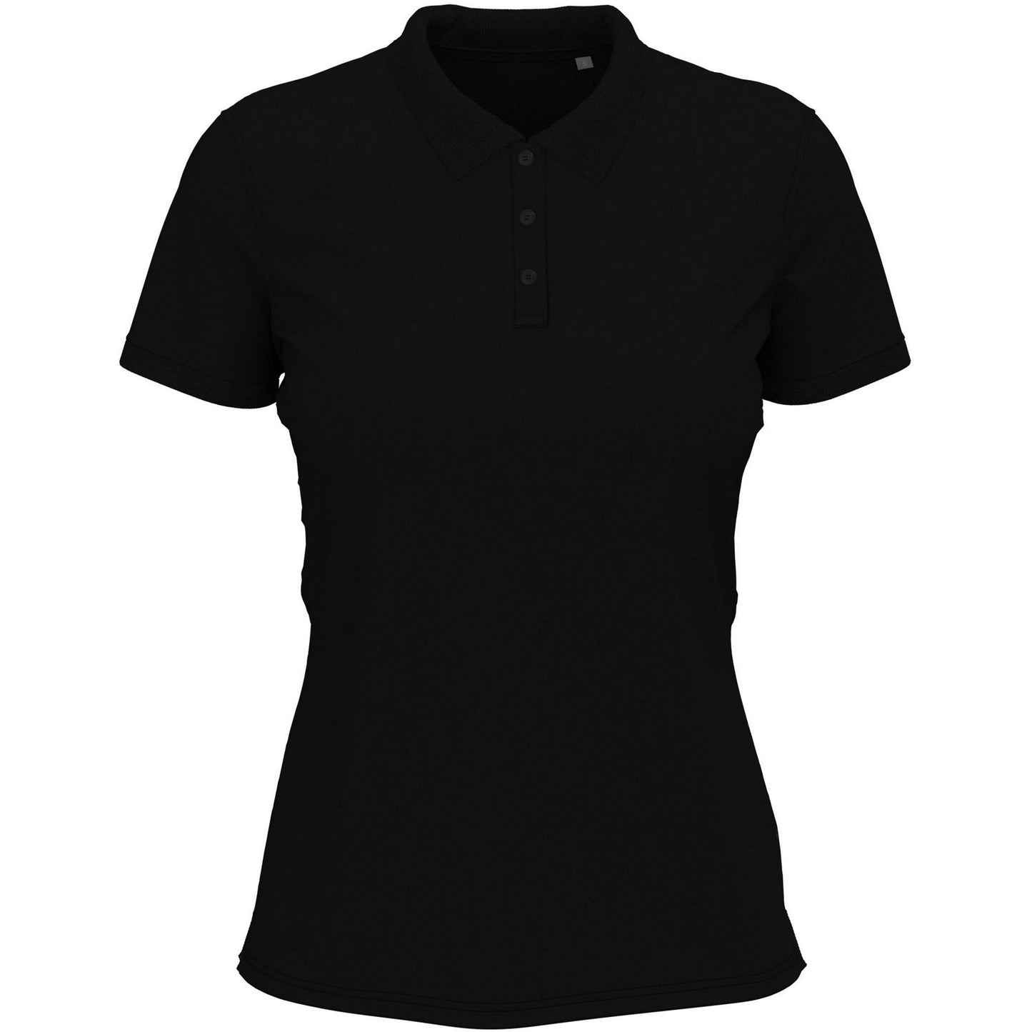 Black Opal - Front - Stedman Womens-Ladies Stretch Polo Shirt