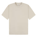 Stone - Front - Casual Classics Unisex Adult Combed Ringspun Cotton Extended Neckline Oversized T-Shirt