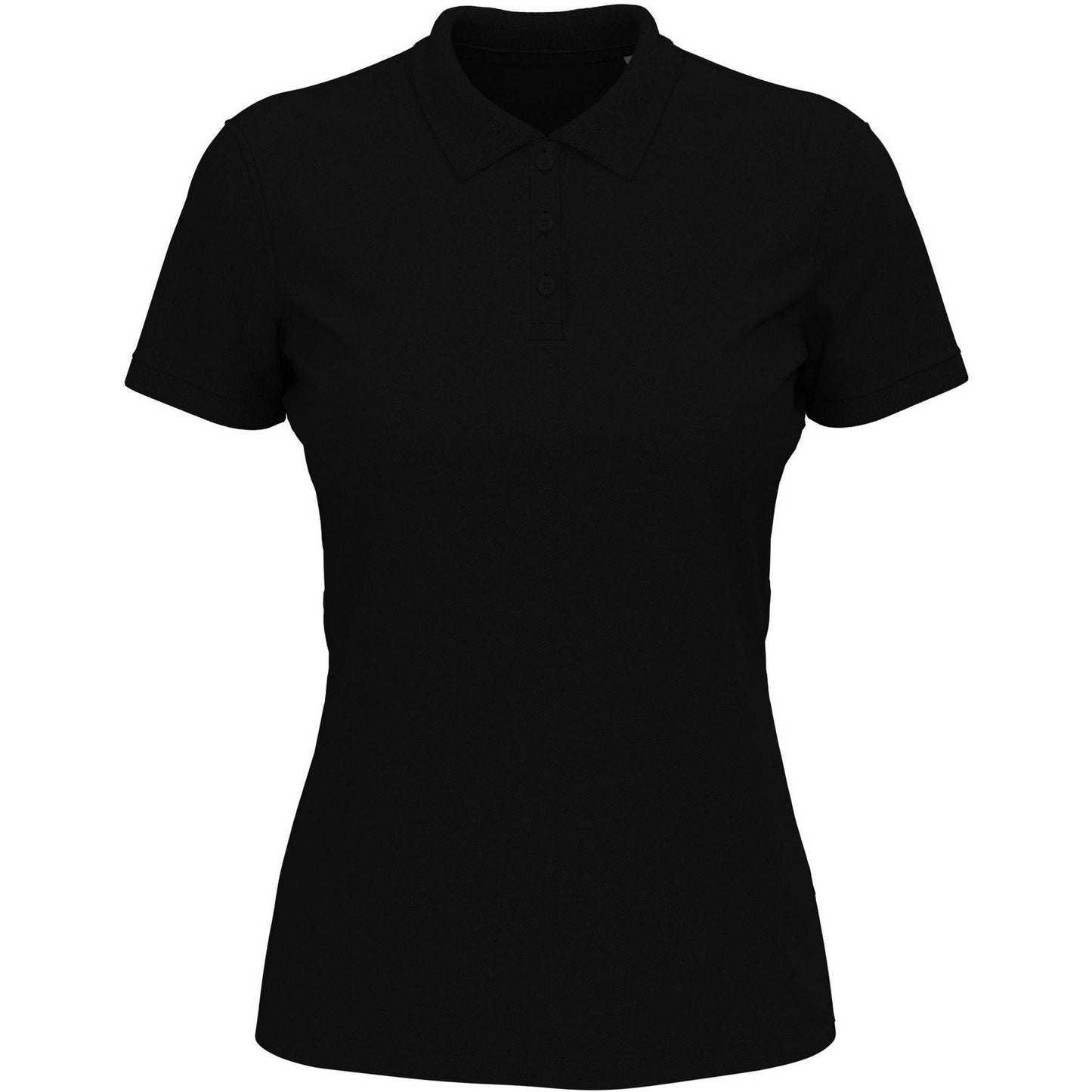 Black Opal - Front - Stedman Womens-Ladies Lux Cotton Polo Shirt