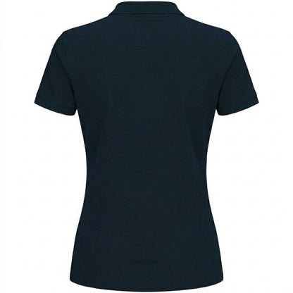 Marina Blue - Back - Stedman Womens-Ladies Lux Cotton Polo Shirt