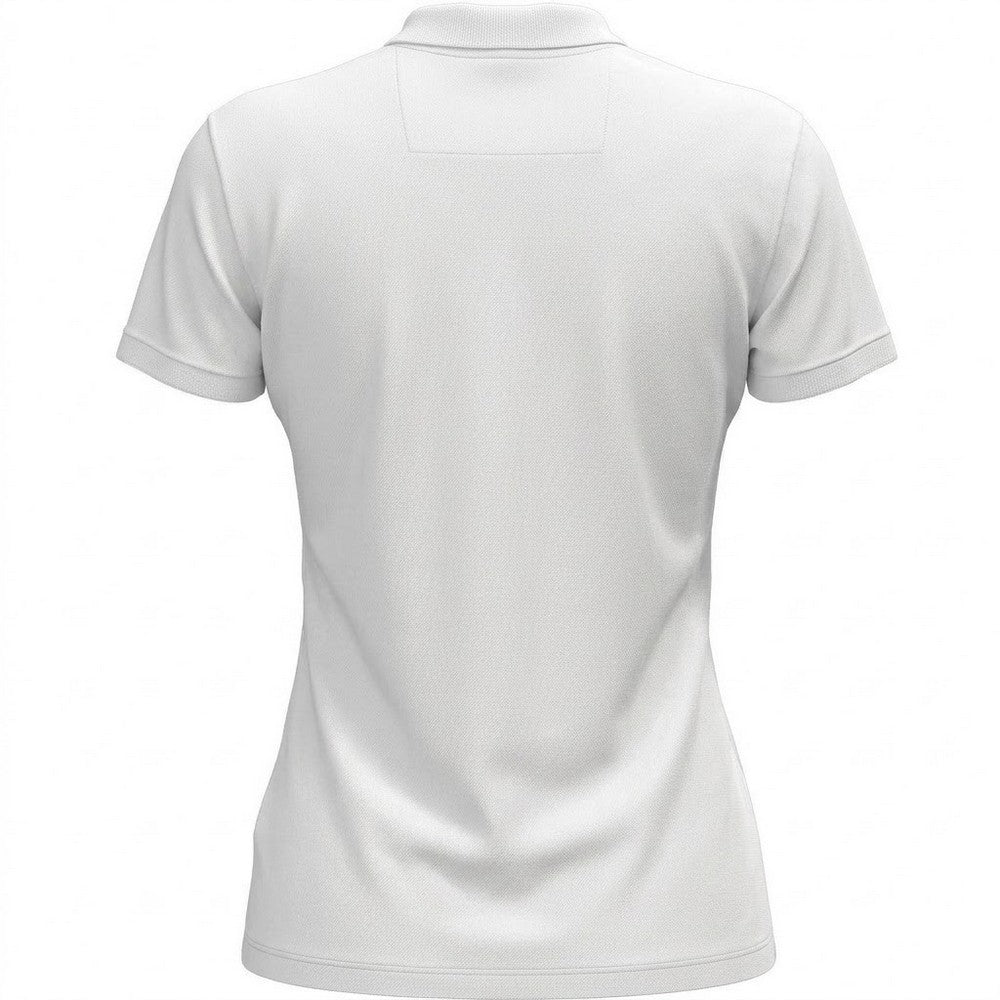 White - Back - Stedman Womens-Ladies Lux Cotton Polo Shirt