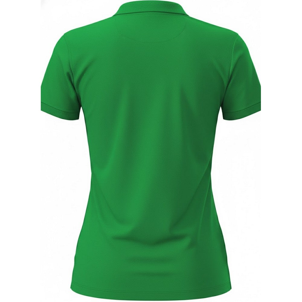 Kelly Green - Back - Stedman Womens-Ladies Lux Cotton Polo Shirt
