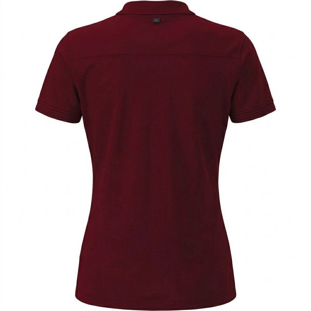 Bordeaux - Back - Stedman Womens-Ladies Lux Cotton Polo Shirt