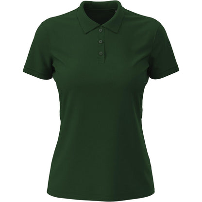 Bottle - Front - Stedman Womens-Ladies Lux Cotton Polo Shirt