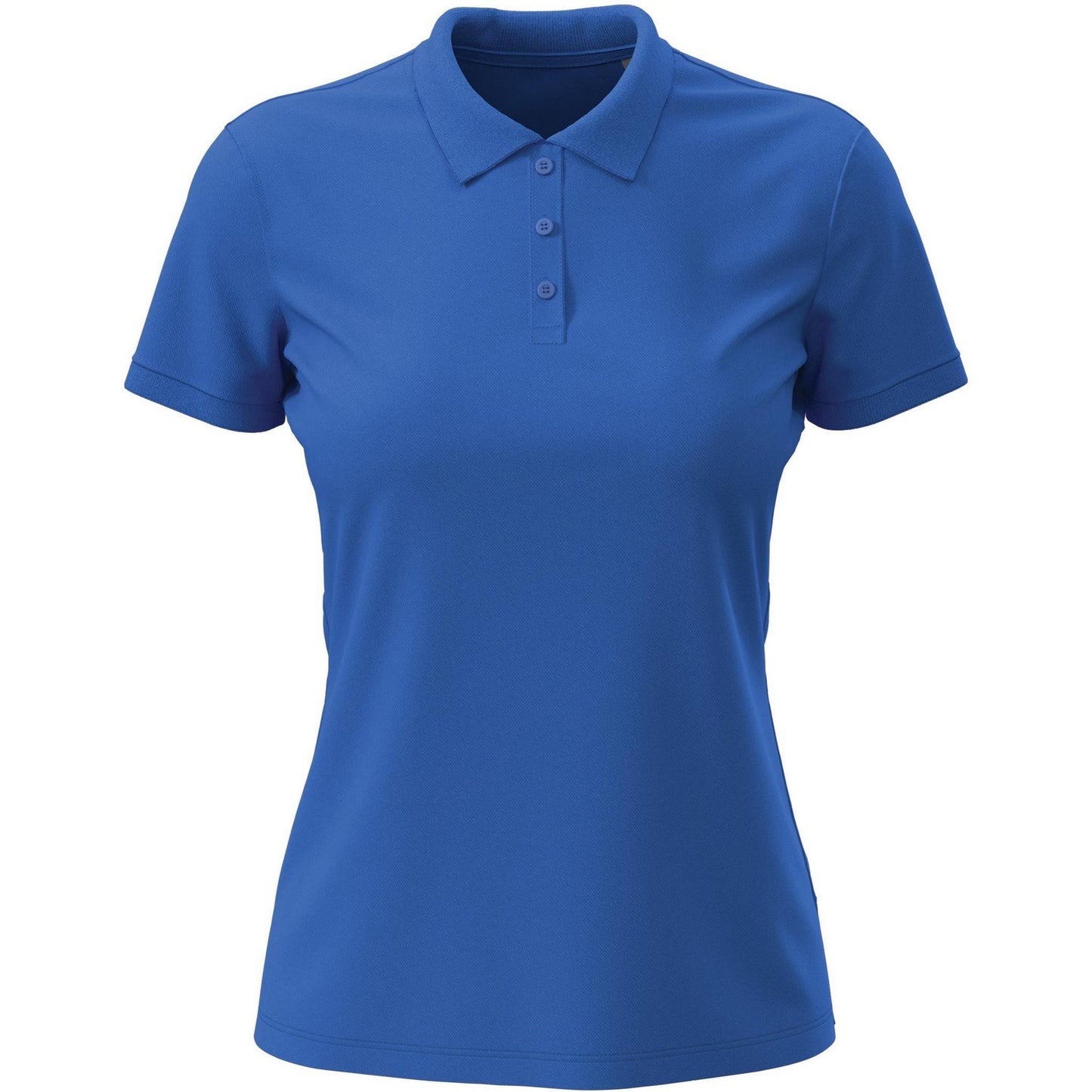 Bright Royal - Front - Stedman Womens-Ladies Lux Cotton Polo Shirt