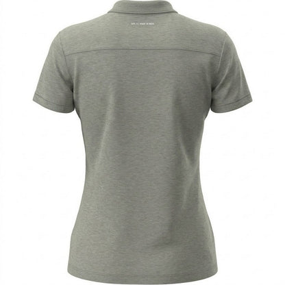 Grey Heather - Back - Stedman Womens-Ladies Lux Cotton Polo Shirt