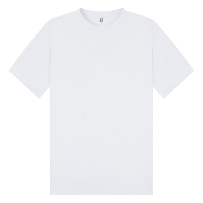 White - Front - Casual Classics Unisex Adult Combed Ringspun Cotton Oversized T-Shirt