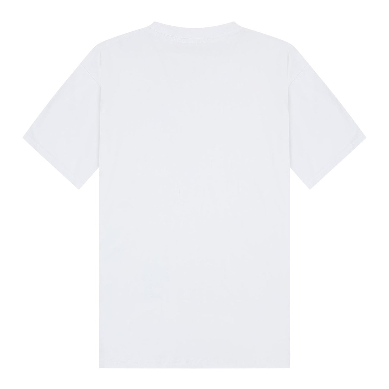 White - Back - Casual Classics Unisex Adult Combed Ringspun Cotton Oversized T-Shirt