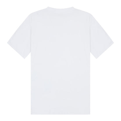 White - Back - Casual Classics Unisex Adult Combed Ringspun Cotton Oversized T-Shirt