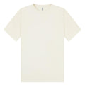 Ecru - Front - Casual Classics Unisex Adult Combed Ringspun Cotton Oversized T-Shirt