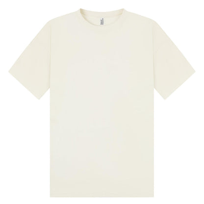 Ecru - Front - Casual Classics Unisex Adult Combed Ringspun Cotton Oversized T-Shirt