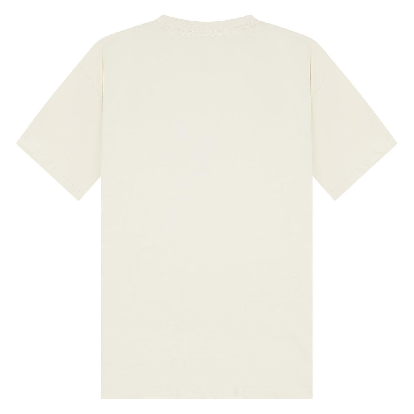 Ecru - Back - Casual Classics Unisex Adult Combed Ringspun Cotton Oversized T-Shirt