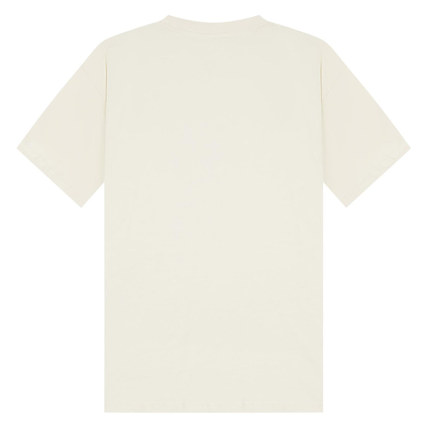 Ecru - Back - Casual Classics Unisex Adult Combed Ringspun Cotton Oversized T-Shirt