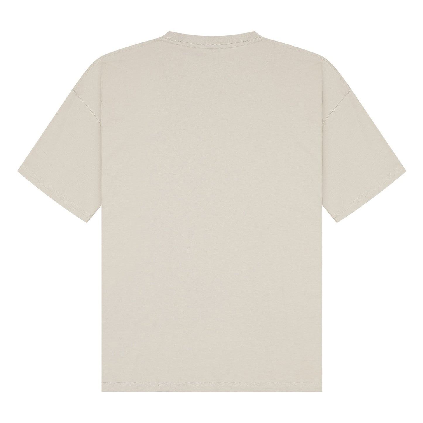 Stone - Back - Casual Classics Unisex Adult Combed Ringspun Cotton Oversized T-Shirt